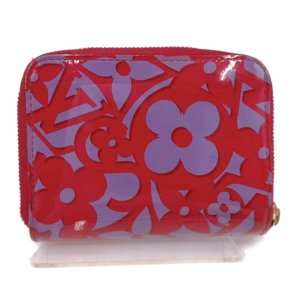 Louis Vuitton Ltd Edition Sweet Monogram Pink Purple Vernis Zippy Wallet Coin